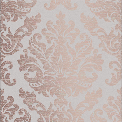 Damask Metallic Wallpaper Roll