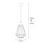 Luminaire suspendu géométrique à 1 lumière Ramsdell-805129440-805129442-805129444