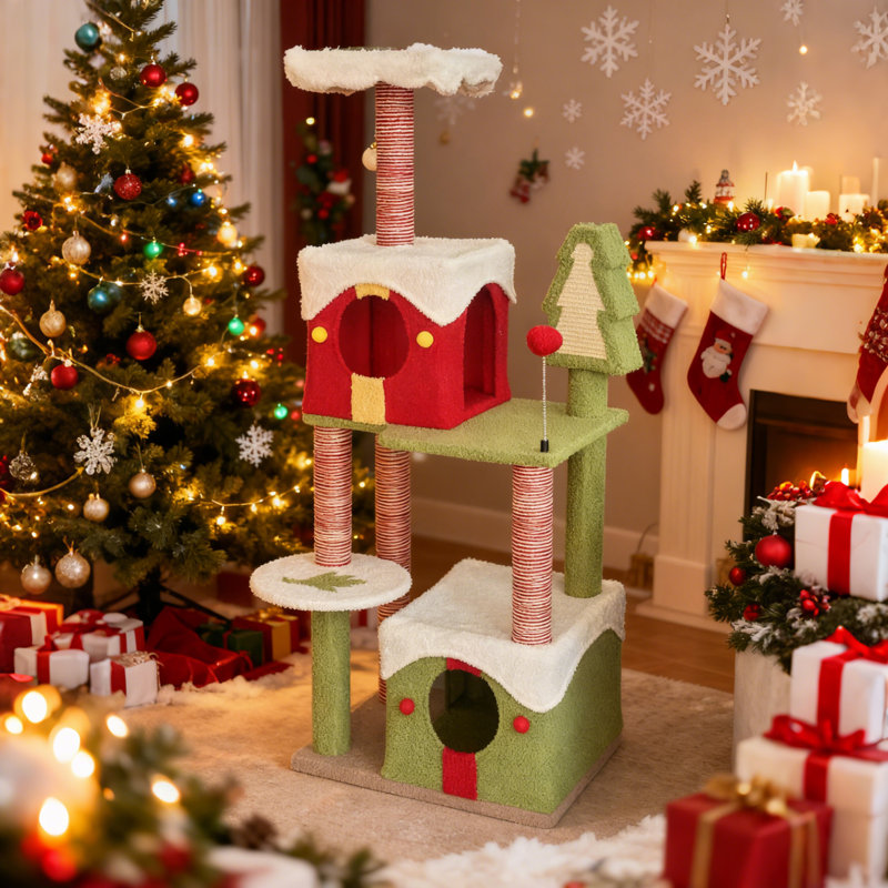 Arbre à chat Festive