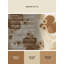 Tapis beige moelleux moelleux à motif floral classique - reliure beige-1508540454