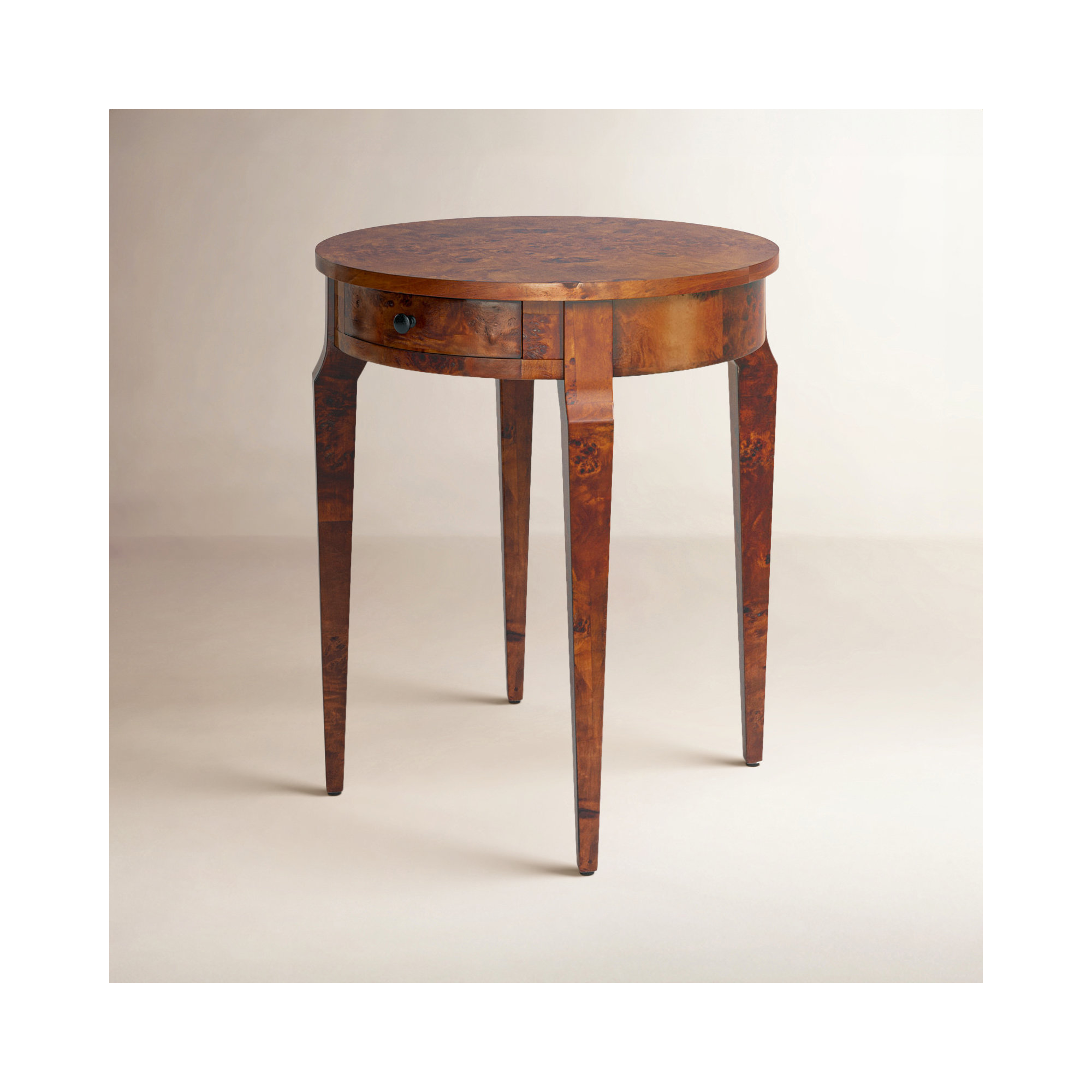 Amberwood End Table with Storage, Honey 