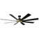 Aura 8 - Blade Indoor/Outdoor Smart Ceiling Fan with Adjustable CCT 2700K-3000K-4000K-5000K LED Light Kit and Remote Control Included, Works With Alexa and iOS or Android App