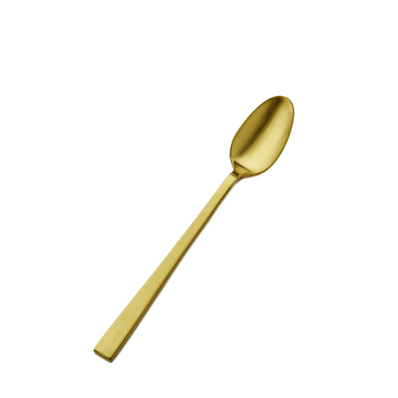 Roman Stainless Steel Teaspoon, Gold Matte