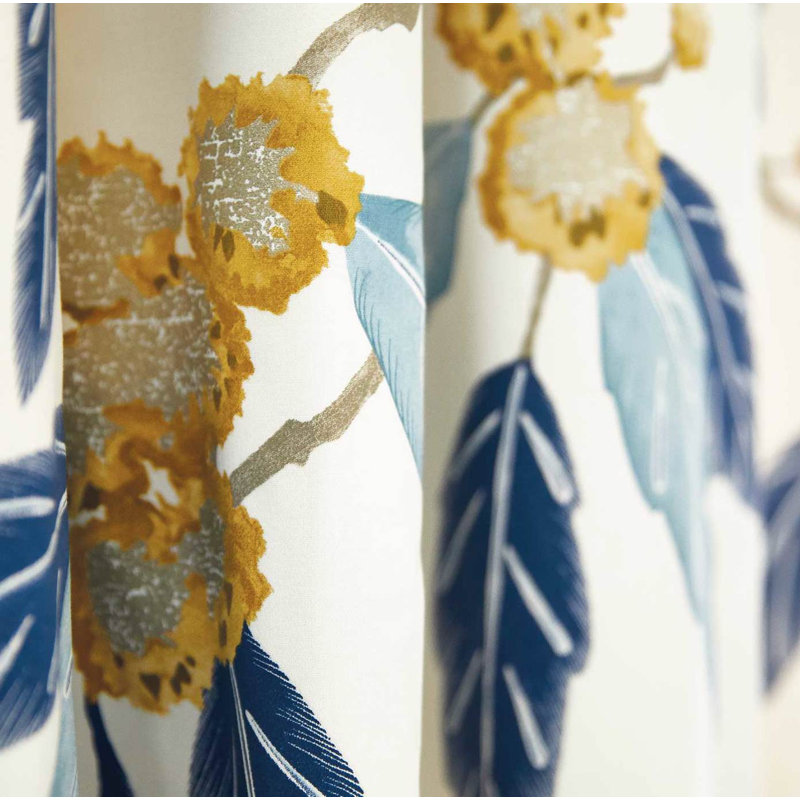 Coppice Fabric, Sarffron/Cobalt