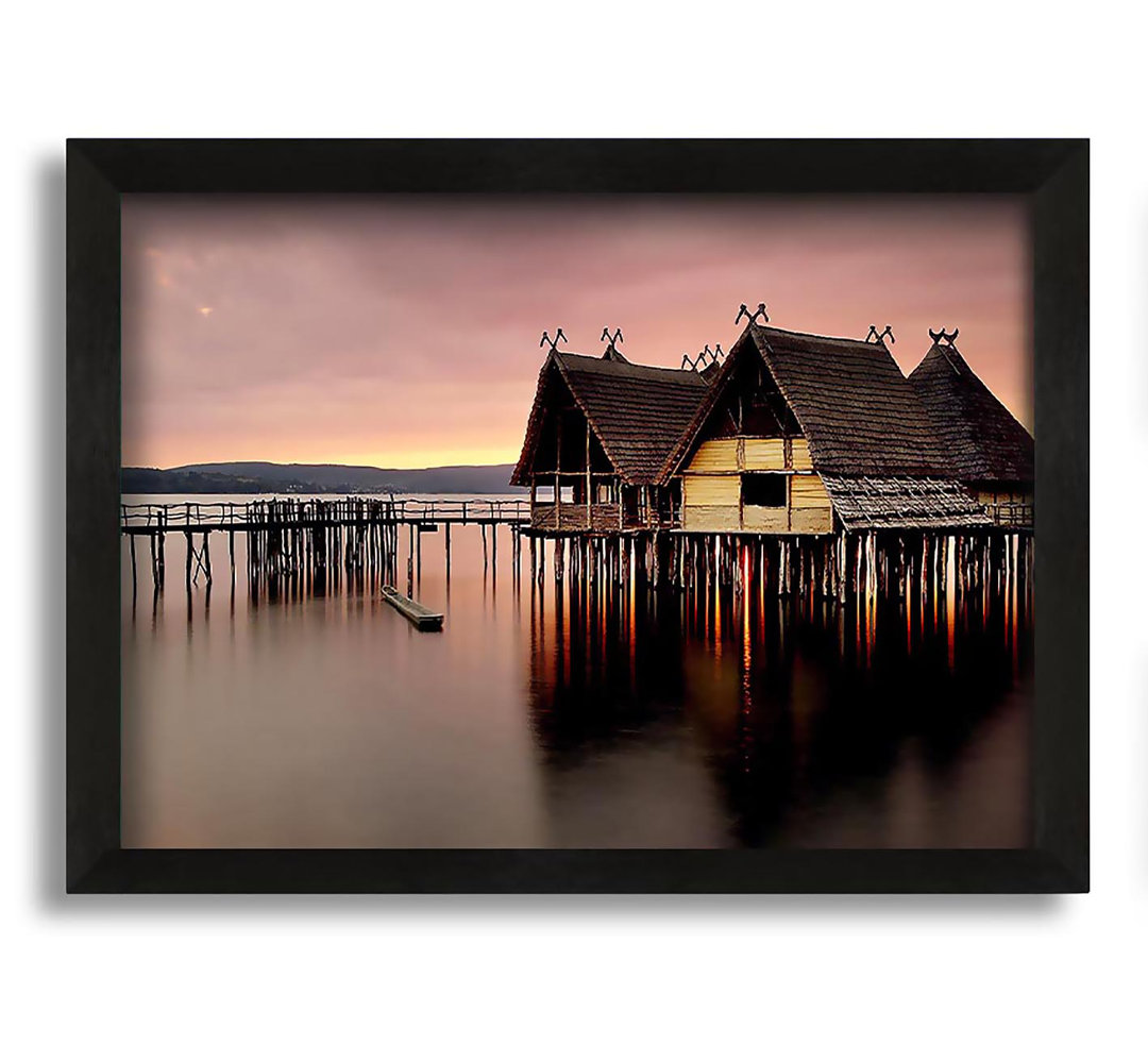 Gerahmtes Leinwandbild Lake Constance Germany