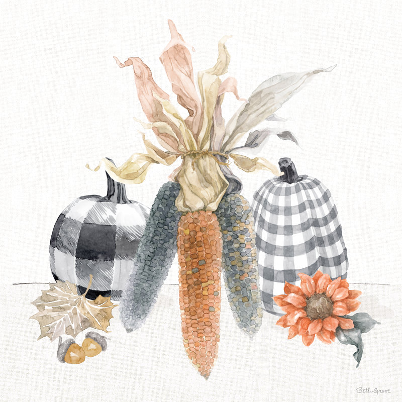 Harvest Classics X by Beth Grove - Wrapped Canvas Painting, 30cm H x 30cm W