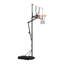 Panier de basketball portatif réglable avec panneau de 48 po pour PC, plage de hauteur 5,25 à 10 pi, système enterré extérieur pour allée et cour