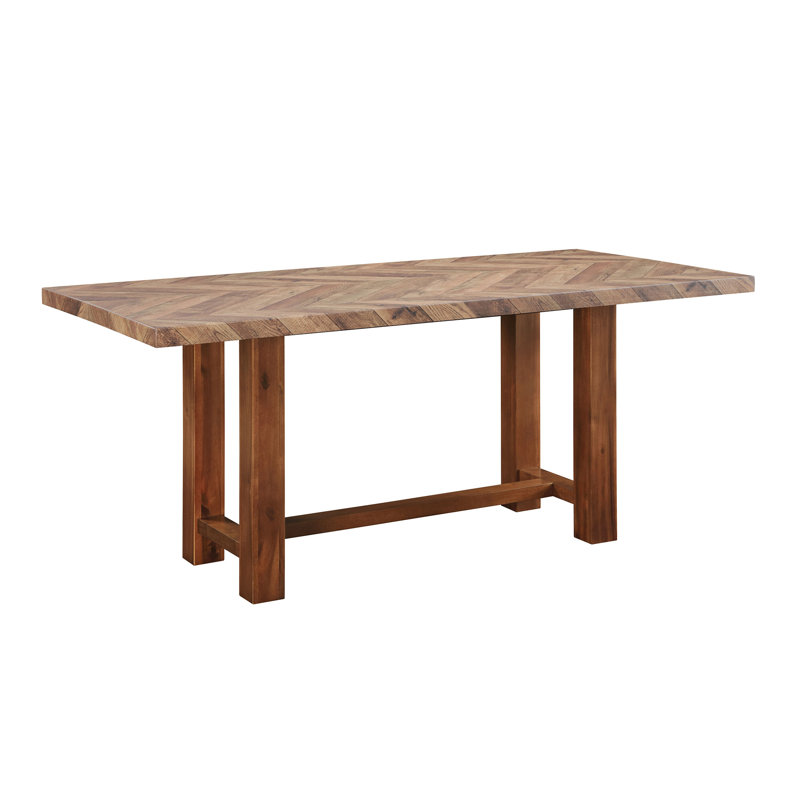 Gilsea Brown Finish Dining Table