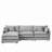 Modular Sectional Sofa, 102" L Shaped Couch Set For Living Room, 3-Seater Comfy Cloud Couches With Movable Ottoman, DIY Combination, Chenille-1271420503-1271420480