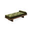 Banc rembourré vert-1774066832