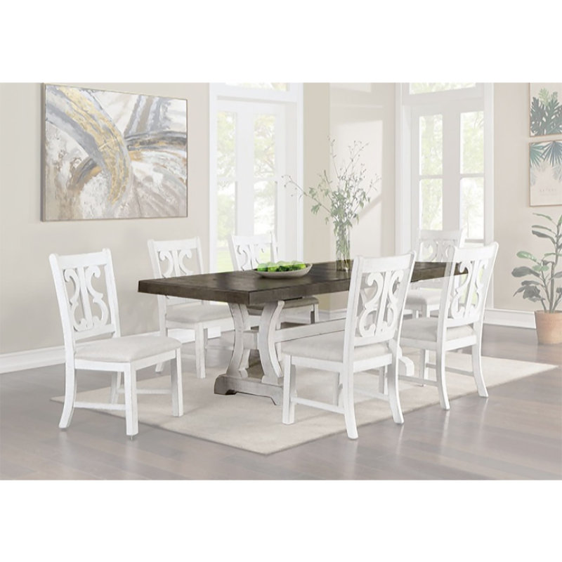 Besime Extendable Dining Table, Gray