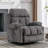 Swivel Recliner Chair with USB and 2 cup holders-1300664125