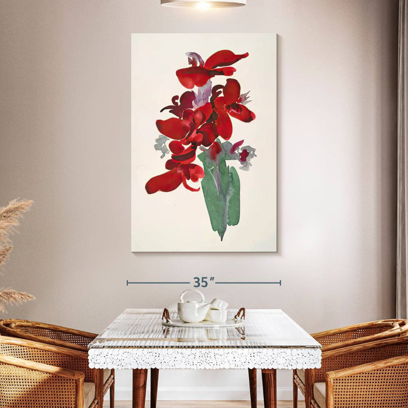 Harnek Red Canna 1915, H 51 po x l 34 po