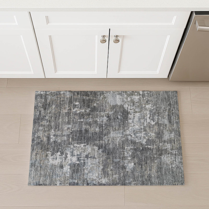 Machine Washable Indoor/Outdoor Francky ACN2361 Casual Rug, Rectangle 1'8" x 2'6"