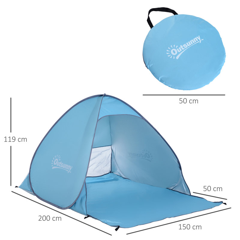 2 Person Tent, Blue
