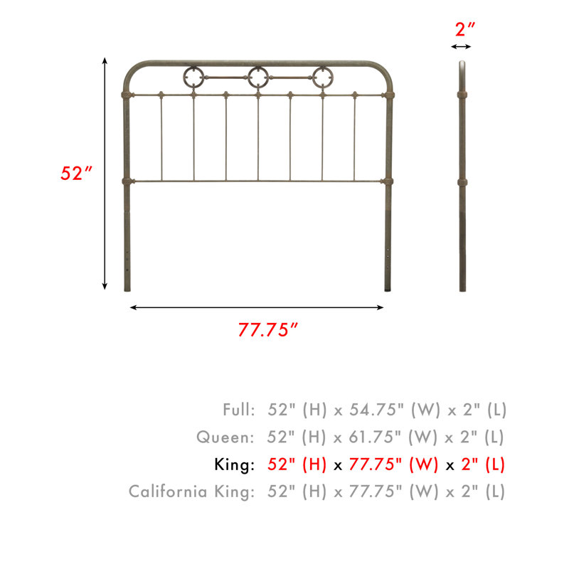 Slat Headboard, King