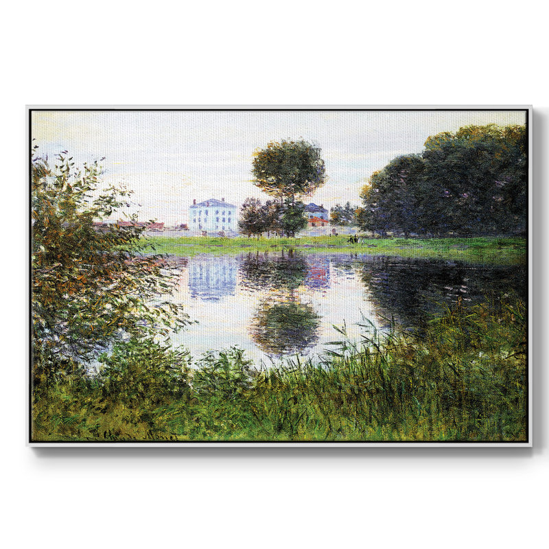 «The Ball Shaped Tree», Argenteuil, 1876, reproduction d'art sur toile, H 25 po x l 37 po x P 2 po, Blanc