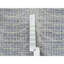 Tapis de couloir oriental 2 pi 6 po x 10 pi gris, jacquard tissé à la main, en laine et en soie à base de plantes, motif effacé transitionnel ton sur ton 7BD3EBE9C702459D8E0F2231FAFE9D04