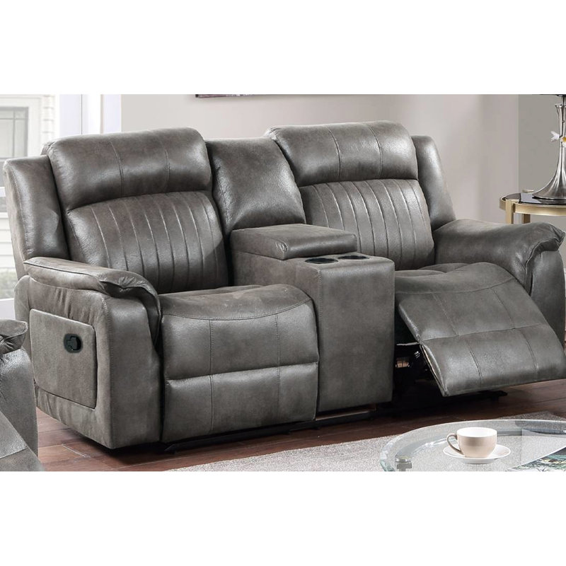 38.48 " Faux Leather Loveseat