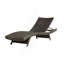 Chaise longue en osier Salem