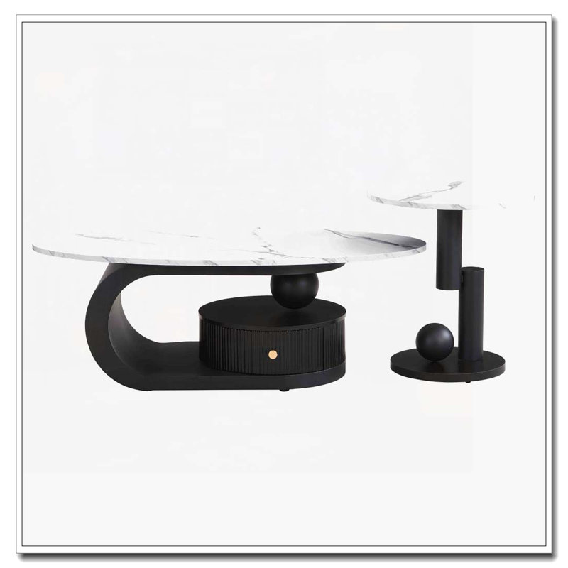 Ensemble de tables basses Nesting, Noir