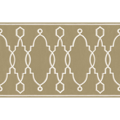 Parterre Geometric Wallpaper Border