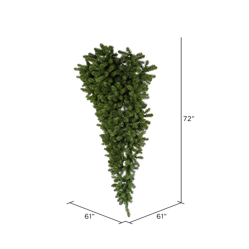 6' x 61" American Upside Down Tree 1372T