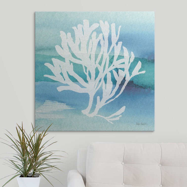 Sea Life Coral " Sea Life Coral I " by Lisa Audit Great Big Canvas 