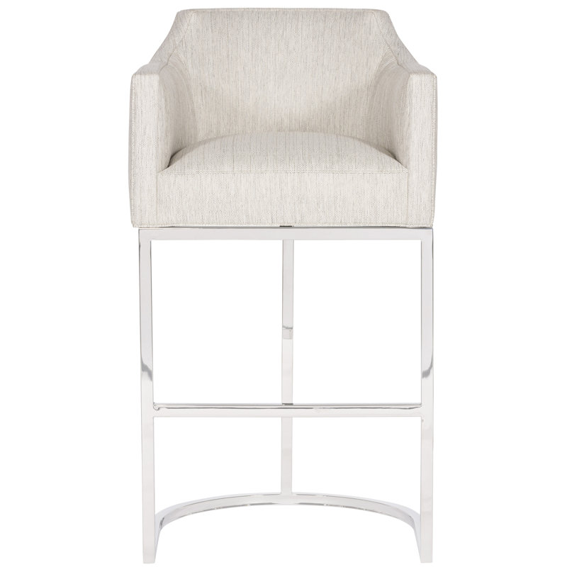 Tabouret de bar Make It Yours, Nickel poli, Très grand (assise de 34 po de hauteur)