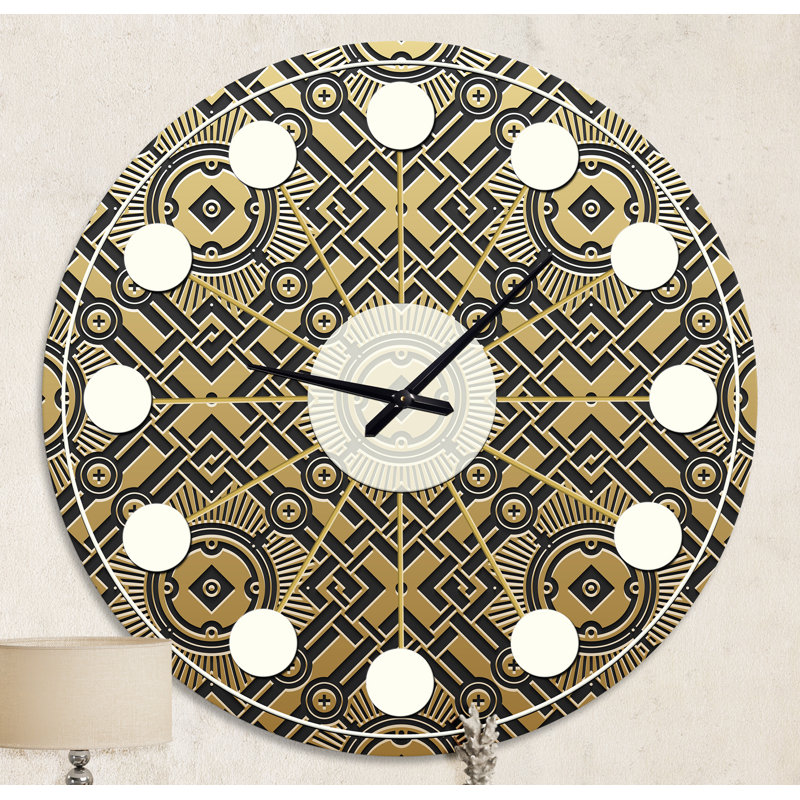 Horloge murale Golden Luxury, Moyenne