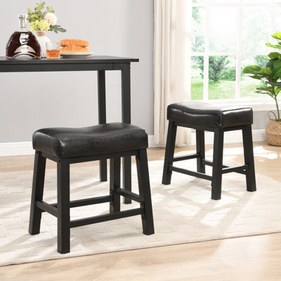 Johndaniel Upholstered Counter Stool with Metal Frame