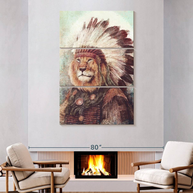 Ketti Chief I, 74" H x 48" W
