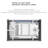43.3'' X 27.5'' Rectangle Freestanding Soaking Acrylic Bathtub Without Seat
