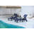 Lounge Chair With Side Table, 3-Piece Oversized Chaise Lounge Chair Set-1156962506