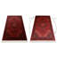 Luca Y307 – Elegant rug with fringes in burgundy & black – Classic Lucaal rug with ornamental & frame pattern-1619760681