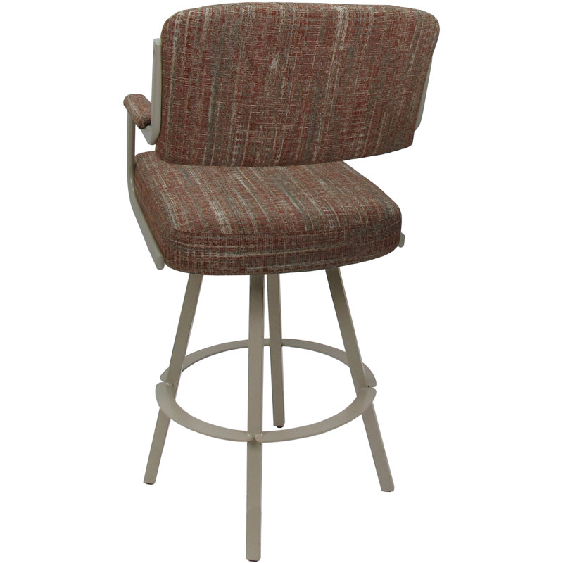 Katenia Watusi aquatinte, Mélange de polyester rouge / cadre beige