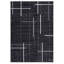 Tapis lavables pour chambre à coucher 5 x 7 salon Tapis abstrait moderne antidérapant Tapis mince léger à rayures contemporaines à poils courts et doux, noir-125821510-125821512