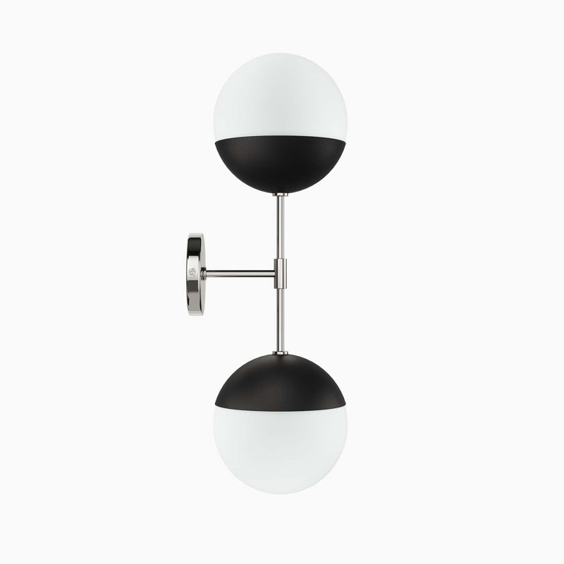 Applique murale 2 lumières Stellar par Modway, Nickel poli