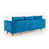 100% coton bleu foncé est en rupture de stock