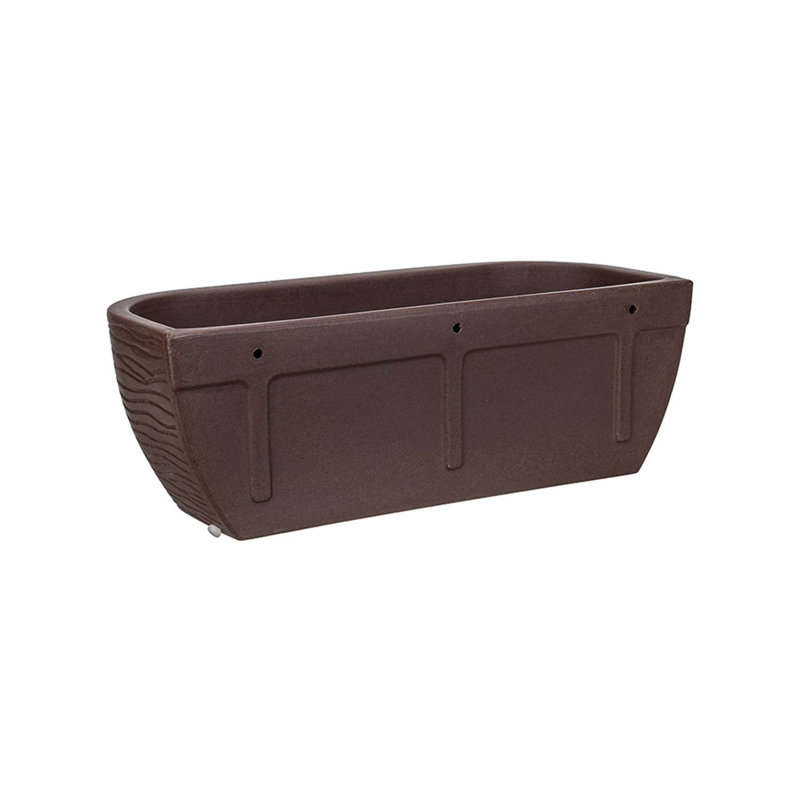 Plastic Indoor / Outdoor Wall Planter, Brown
