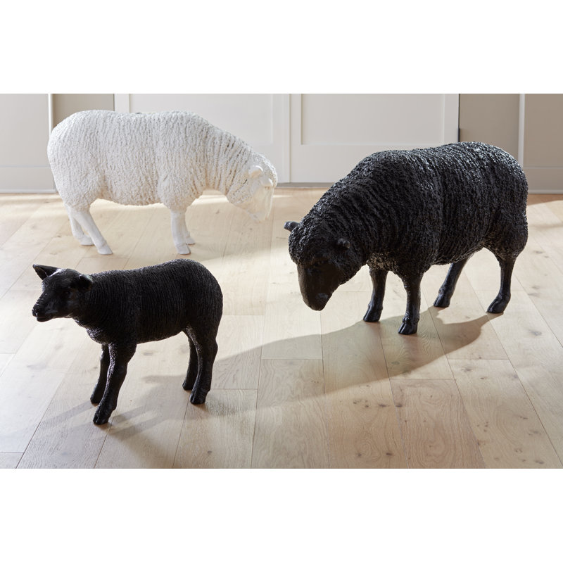 Sheep Sculpture Gel Coat, White