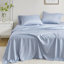 Literie florale aquarelle - très grand, microfibre douce, édredon pour lit simple 14 po et imprimé bleu