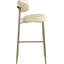 Tabouret de bar rembourré en cuir Lupita-840074834-840074842