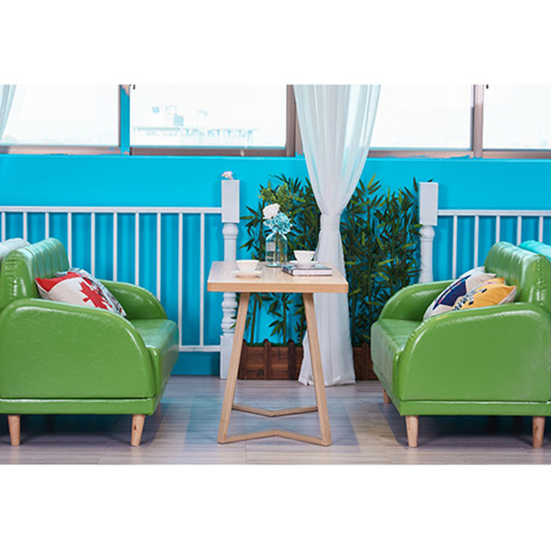 Banc décontracté en similicuir Bar Cafe