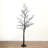 6ft. Pre-Lit Halloween Minimalist Twig Artificial Fall Tree with 320 Orange and Purple LED Lights