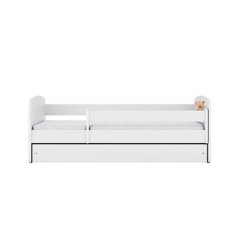 Cicero Convertible Toddler Bed and Mattress by Zipcode Design, White, European Toddler (80 x 160 cm)