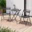 Ensemble bistro 3 pièces pour patio avec table résistante aux intempéries-28523915