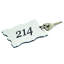 Dolce Vita Key Chain 03 - 12 Pieces - Pewter-1467674420