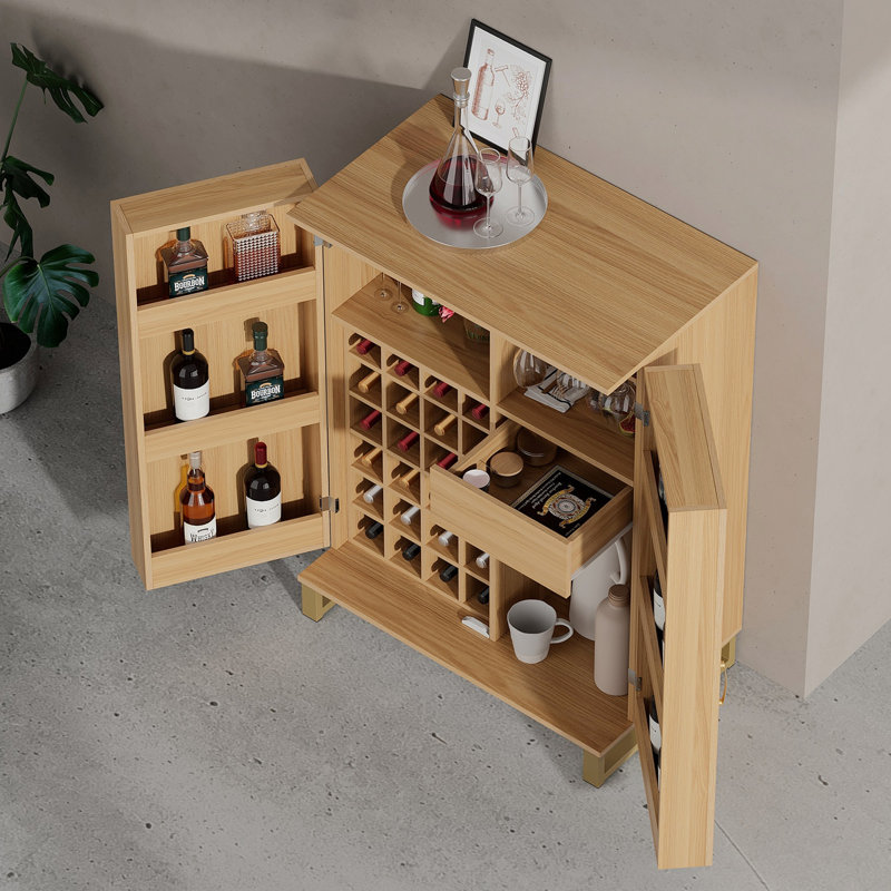Armoire à vin avec rangement 42,5 "Modern Home Bar