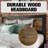 Marla Rivet Metal Frame Platform Bed with Industrial-Inspired Style Headboard -579247695-631690027